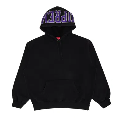 Pre-owned Supreme Team 94 Hooded Sweatshirt 'black' | Men's Size Xl