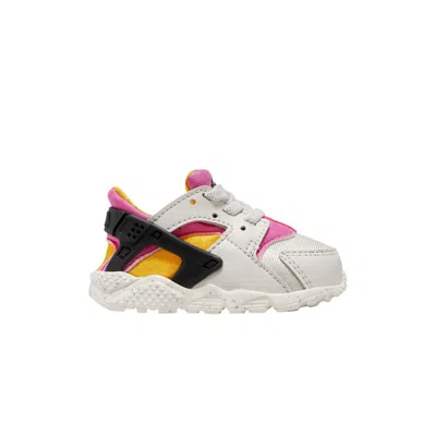 Pre-owned Nike Huarache Run Td 'light Bone University Gold Pink' | Cream | Infant Size 10 In White