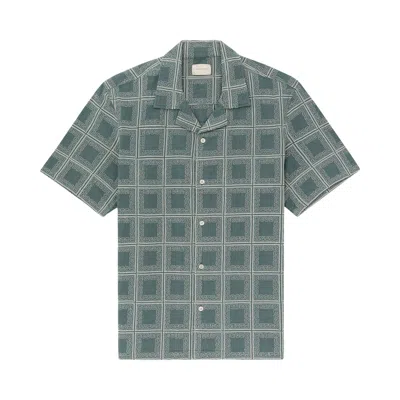 Pre-owned Aimé Leon Dore Tea Towel Leisure Shirt 'slate Green' | Multi-color | Men's Size Xs