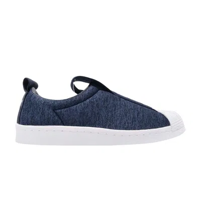 Pre-owned Adidas Originals Adidas Wmns Superstar Bw3s Slip-on 'legend Ink' | Blue | Women's Size 6