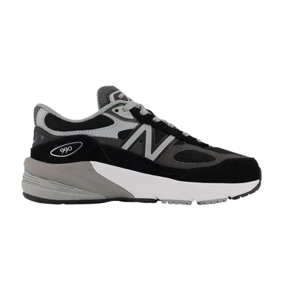 Pre-owned New Balance 990v6 Little Kid 'black Silver' | Kid's Size 13