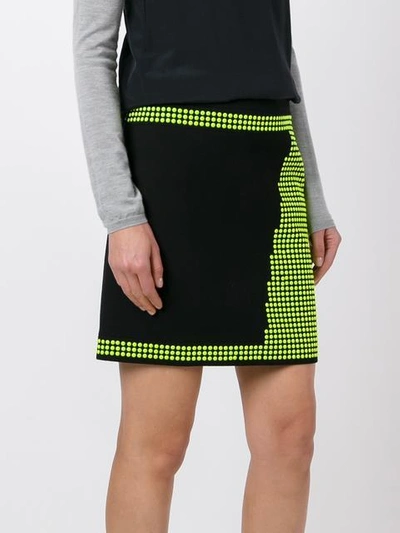 Shop Christopher Kane Mini Studded Skirt In Black