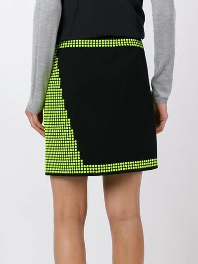 Shop Christopher Kane Mini Studded Skirt In Black