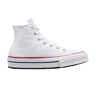 Pre-owned Converse Chuck Taylor All Star Lift Platform Canvas High Gs 'white' | Kid's Size 6.5