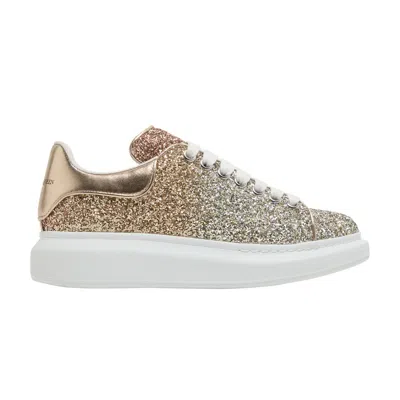 Pre-owned Alexander Mcqueen Wmns Oversized Sneaker 'rose Gold Glitter' | Women's Size 37.5
