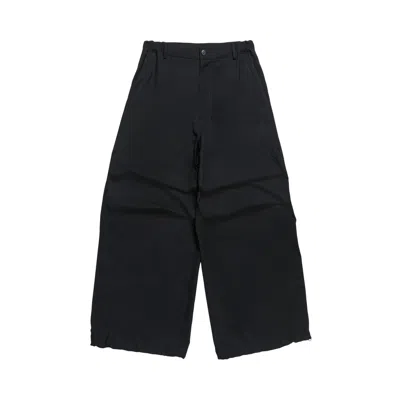 Pre-owned Mm6 Maison Margiela Tailoring Wool Canvas Pants 'black' | Men's Size 52