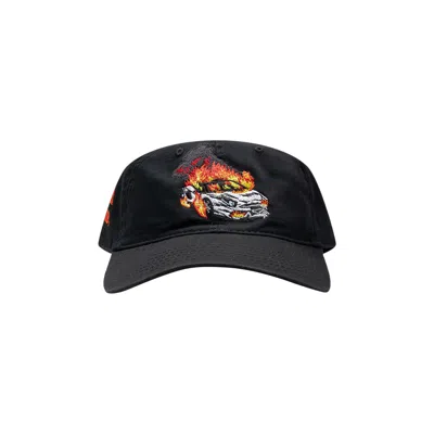 Pre-owned Anti Social Social Club Burnout Cap 'black' | Men's Size Onesize