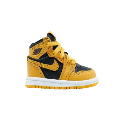 Pre-owned Air Jordan 1 Retro High Og Td 'pollen' | Yellow | Infant Size 2