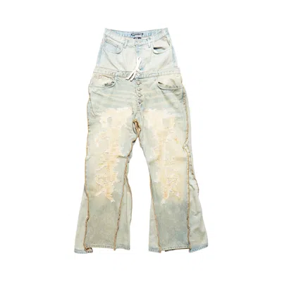 Pre-owned Rivington Roi Rebis Fathers Garden He Rose 3 Jeans 'light Indigo' | Blue | Men's Size 30