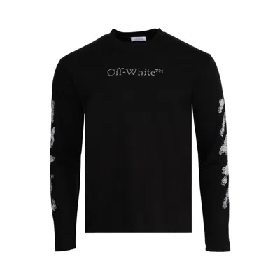 Pre-owned Off-white Diags Bit Book Skate Long-sleeve Tee 'black/white' | Men's Size M