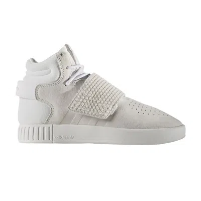 Pre-owned Adidas Originals Adidas Tubular Invader Strap J 'vintage White' | Cream | Kid's Size 5.5