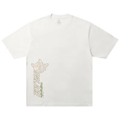 Pre-owned Palace X Maharishi Templea Star Kor Om T-shirt 'white' | Men's Size M
