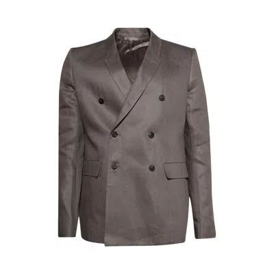 Pre-owned Rick Owens Jmf Blazer 'dust' | Brown | Men's Size 54