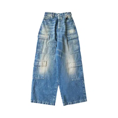 Pre-owned Ambush Denim Cargo Pants 'blue' | Men's Size 30