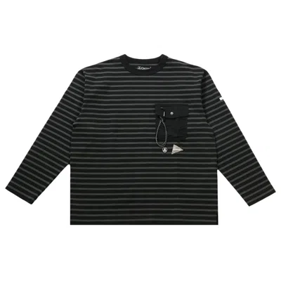 Pre-owned And Wander Orcival Long-sleeve Tee 'black' | Men's Size L
