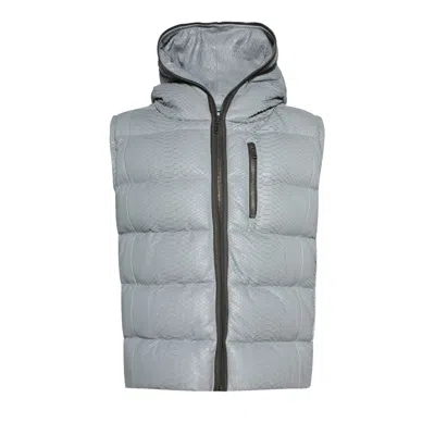 Pre-owned Rick Owens Sealed Vest 'pale Blue' | Men's Size 54