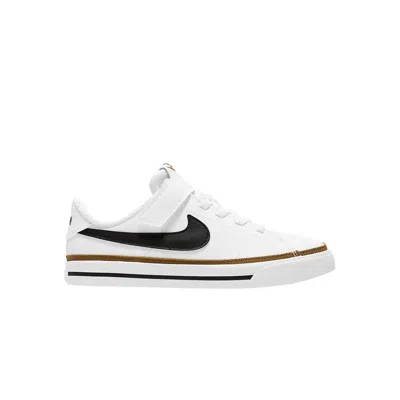 Pre-owned Nike Court Legacy Ps 'white Desert Ochre' | Kid's Size 2