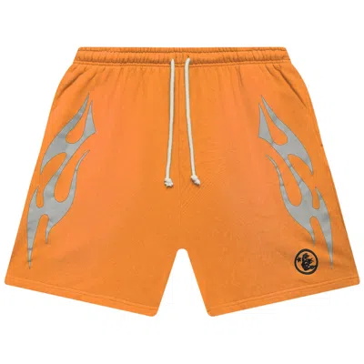 Pre-owned Hellstar Flame Shorts 'orange' | Men's Size Xl