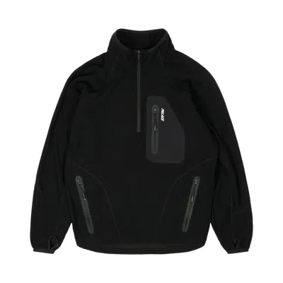Pre-owned Palace Run It 1/2 Zip Thermal Track Jacket 'black' | Men's Size L