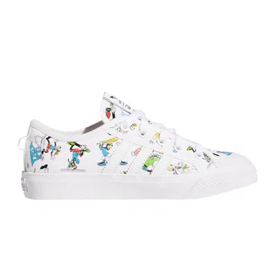 Pre-owned Adidas Originals Adidas Disney X Nizza J 'sport Goofy Pack - White' | Kid's Size 6