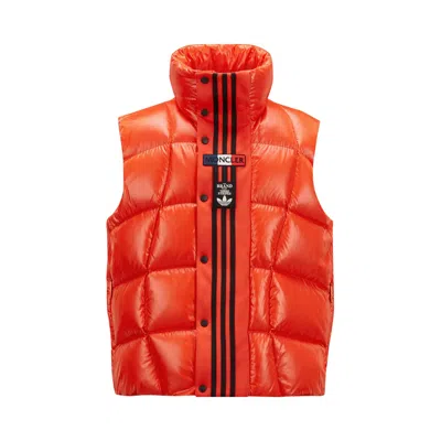 Pre-owned Moncler X Adidas Bozon Down Vest 'orange' | Men's Size 1