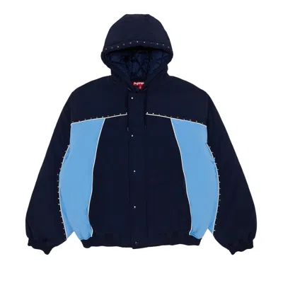 Pre-owned Supreme Studded Stadium Jacket 'navy' | Blue | Men's Size M