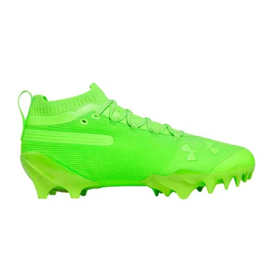 Pre-owned Under Armour Spotlight Pro Suede 'hyper Green' | Men's Size 10