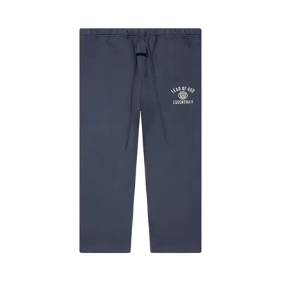 Pre-owned Essentials Fear Of God  Fleece Relaxed Sweatpant 'marine' | Blue | Men's Size Xs