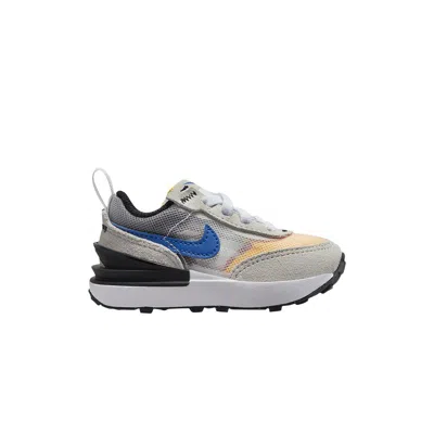 Pre-owned Nike Waffle One Td 'light Bone Blue Orange' | Grey | Infant Size 9