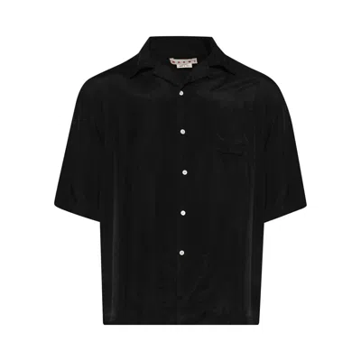Pre-owned Marni Bowling Shirt 'black' | Men's Size 54