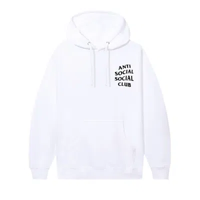 Pre-owned Anti Social Social Club Masochism Hoodie 'white' | Men's Size S