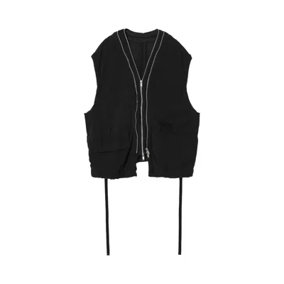 Pre-owned Undercover Zip-up Vest 'black' | Men's Size 4