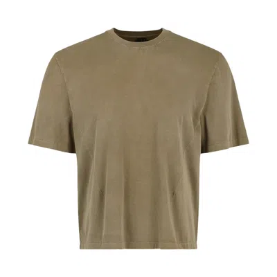 Pre-owned Entire Studios Dart Tee 'cork' | Green | Men's Size M