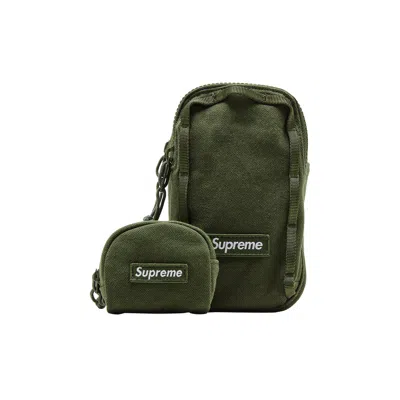 Pre-owned Supreme Camera Bag + Mini Pouch 'olive' | Green | Men's Size Onesize