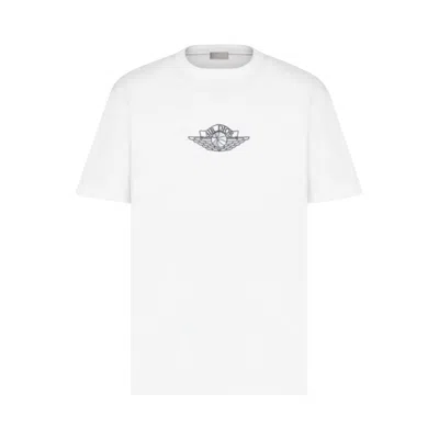 Pre-owned Dior X Air Jordan Wings T-shirt 'white' | Men's Size S