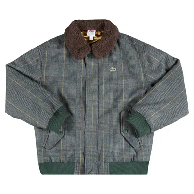 Pre-owned Supreme X Lacoste Wool Bomber Jacket 'green' | Men's Size L