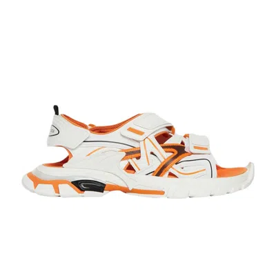 Pre-owned Balenciaga Wmns Track Sandal 'white Orange' | Women's Size 35