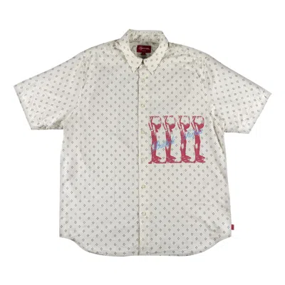 Pre-owned Supreme X Butthole Surfers Short-sleeve Shirt 'white' | Men's Size L