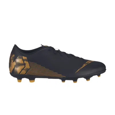 Pre-owned Nike Mercurial Vapor 12 Club Fg Mg 'black Metallic Gold' | Men's Size 8.5