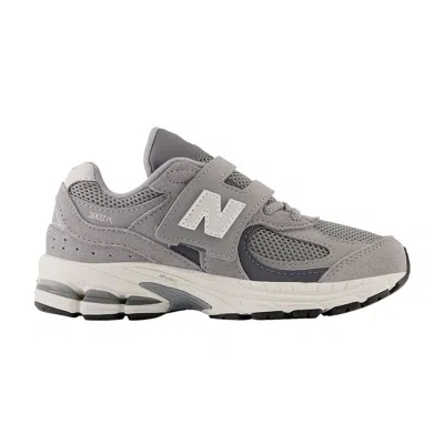 Pre-owned New Balance 2002r Hook & Loop Little Kid 'steel Lead' | Grey | Kid's Size 13.5 In Gray