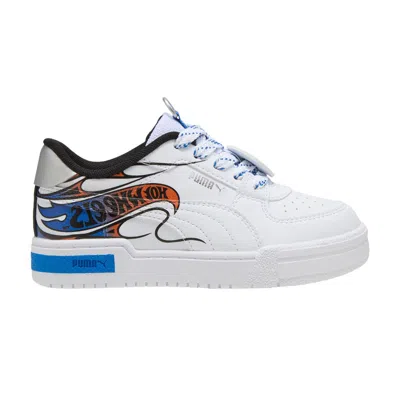 Pre-owned Puma Hot Wheels X Ca Pro Little Kid 'white Team Royal' | Kid's Size 1