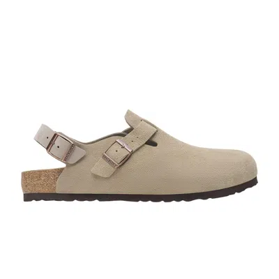 Pre-owned Birkenstock Tokio Suede Narrow 'taupe' | Grey | Men's Size 39 In Gray