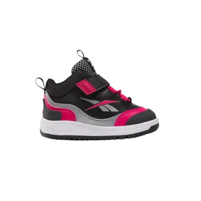 Pre-owned Reebok Weebok Storm X Toddler 'black Bold Pink Grey' | Infant Size 9