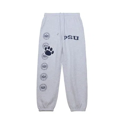 Pre-owned Cactus Jack By Travis Scott X Mitchell & Ness Penn State University Sweatpants 'grey Heather' | Men' In Gray