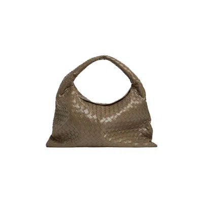 Pre-owned Bottega Veneta Large Hop Shoulder Bag 'pinecone' | Green | Women's Size Onesize