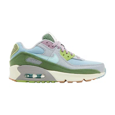 Pre-owned Nike Air Max 90 Se Gs 'sun Club - Worn Blue Treeline' | Multi-color | Kid's Size 7