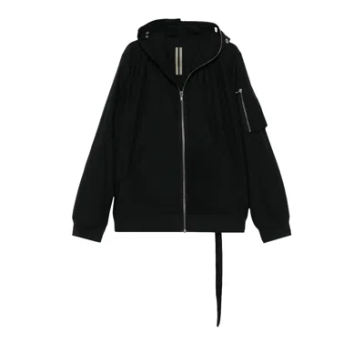 Pre-owned Rick Owens Drkshdw Gimp Flight Bomber Jacket 'black' | Men's Size Xl