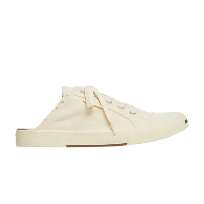 Pre-owned Balenciaga Wmns Paris Sneaker Mule 'destroyed - White' | Women's Size 37