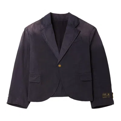 Pre-owned Willy Chavarria Washed Box Cutter Jacket 'navy' | Blue | Men's Size M