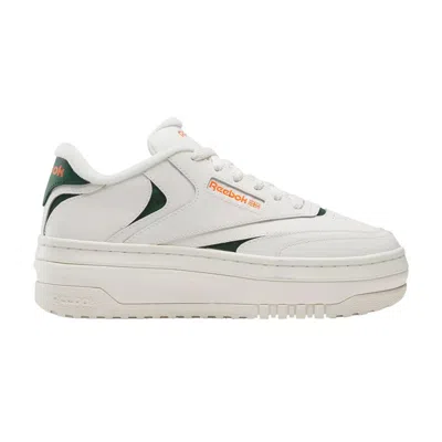 Pre-owned Reebok Wmns Club C Extra 'chalk Green Orange' | Cream | Women's Size 10.5